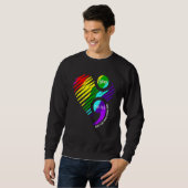 Sweatshirt Vous Comptez Semicolon Mois de Sensibilisation Men (Devant entier)
