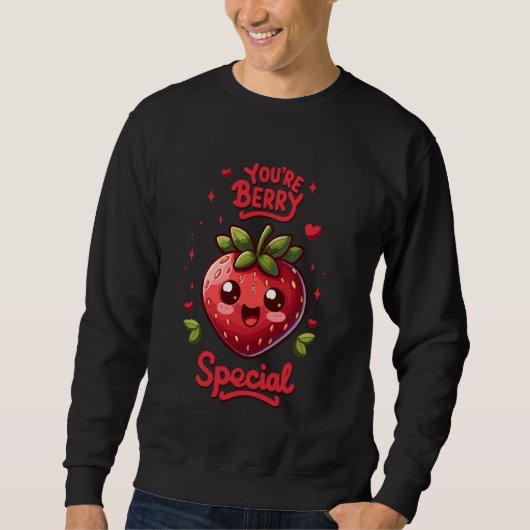 Sweatshirt Vous êtes Berry Special. Fraise mignonne. (Devant)