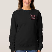 Sweatshirt Vous êtes dignes, Proverbes, avec un arc rose (Devant)