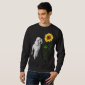 Sweatshirt Vous êtes mon caniche solaire (Devant entier)