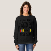 Sweatshirt Vous Êtes Plus Qu'Un Test Score Enseignant Jour Te (Devant entier)