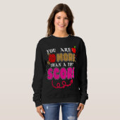 Sweatshirt Vous Êtes Plus Qu'Une Journée De Test Score Enseig (Devant entier)