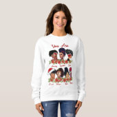 Sweatshirt Vous Êtes...Sweat-shirt de base (Devant entier)