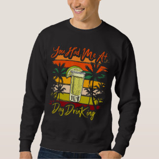 Sweatshirt Vous M'Avez Fait Boire À La Journée Retro Beach Su