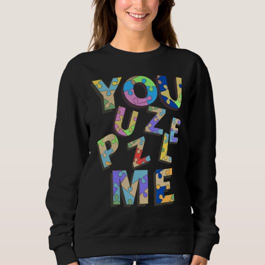 Sweatshirt Vous Me Puzzle (Devant)