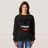 Sweatshirt Vous Me Rendre Heureux Sourire Positivité Aimer Ki (Devant entier)