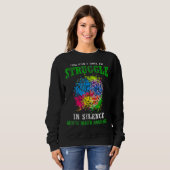 Sweatshirt Vous N'Avez Pas À Lutter Dans Le Silence Santé Men (Devant entier)