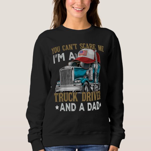 Sweatshirt Vous ne pouvez pas me faire peur Je suis un chauff (Devant)