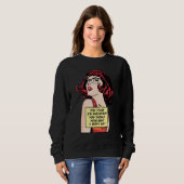 Sweatshirt Vous pensez que je suis sarcastique, vous devriez (Devant entier)