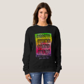 Sweatshirt Vous Pouvez Lire Ceci Vous êtes Trop Code Binaire (Devant entier)