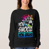 Sweatshirt Vous Snooze Vous Bruit Paintball (Devant)