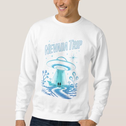 Sweatshirt Voyage au Nevada – T-shirt d'enlèvement par OVNI r (Devant)