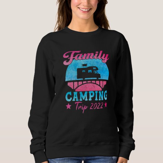 Sweatshirt Voyage Camping en famille 2022 4 (Devant)