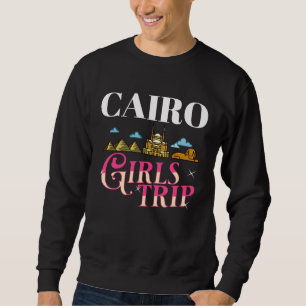 Sweatshirt Voyage Carte Ciel Ville Le Caire Egypte