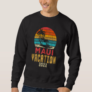 Sweatshirt Voyage de vacances pour femmes Maui 2022 Printemps