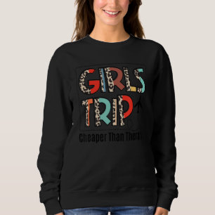 Sweatshirt Voyage Des Filles Moins Cher Qu'Une Thérapie 2022 