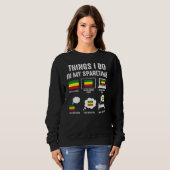 Sweatshirt Voyage en Afrique (Devant entier)