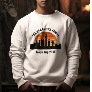 Sweatshirt Voyage sur mesure à Tokyo Japon Coucher de soleil