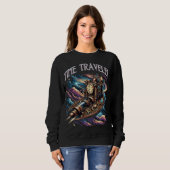 Sweatshirt Voyageur de temps - Steampunk Space Adventure (Devant entier)