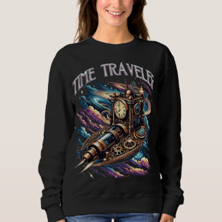 Sweatshirt Voyageur de temps - Steampunk Space Adventure