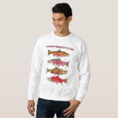 Sweatshirt Voyageurs fréquents de l'Alaska (Devant entier)