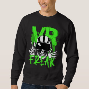 Sweatshirt Vr Player Virtual Reality Freak Gamer