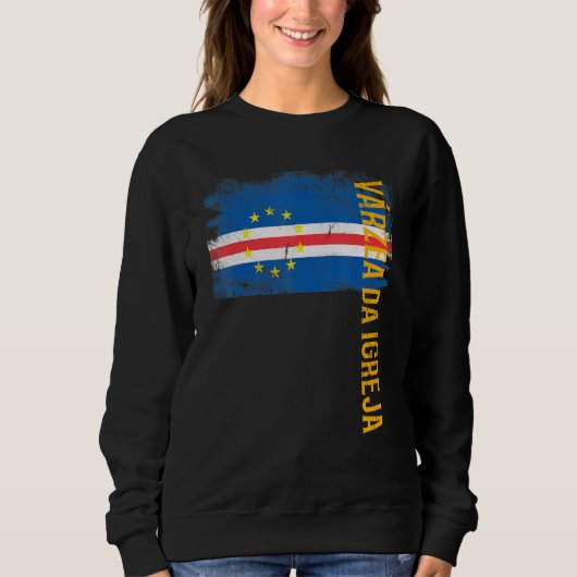 Sweatshirt Vrzea Da Igreja Cap Vert Pour Les Cap-Verdiens Hom (Devant)