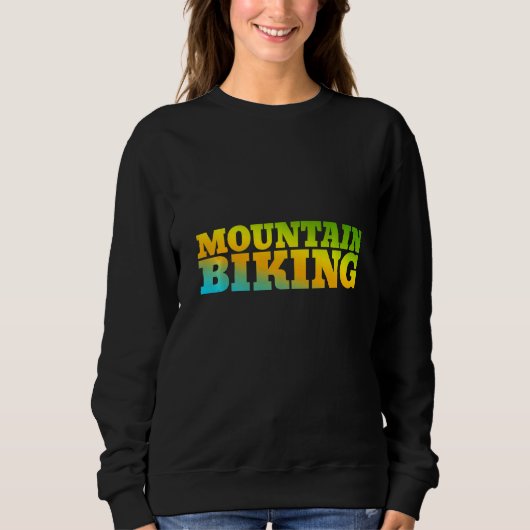 Sweatshirt VTT Conçu Avec Des Couleurs Naturelles (Devant)