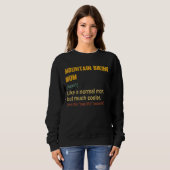 Sweatshirt VTT Définition Fier VTT (Devant entier)