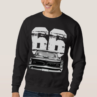 Sweatshirt Vue avant Pontiac GTO 1966 Silhouette avec année T