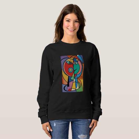 Sweatshirt Vue urbaine : Graffiti Vision 5 (Devant entier)