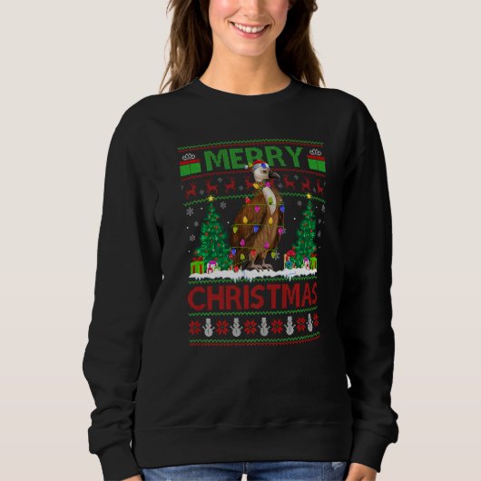 Sweatshirt Vulture Bird  Xmas Tree Ugly Santa Vulture Christm (Devant)