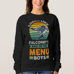 Sweatshirt Vwol A L'Air De Falconry En Retour Sur Le Menu Gar