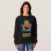 Sweatshirt Wabasso Beach FL Florida Beach (Devant entier)