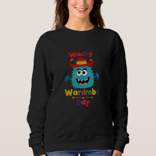 Sweatshirt Wacky Wardrobe Day Mismatch Mercredi Drôle Goofy