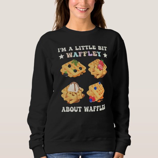 Sweatshirt Waffle Costume Petit déjeuner Waffle Master Waffle (Devant)