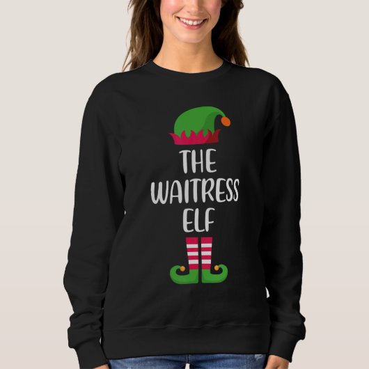 Sweatshirt waitress Elf Family Matching Group Christmas Pajam (Devant)
