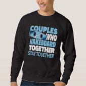 Sweatshirt Wakeboard Couple Wakeboarder   Wakeboarding (Devant)