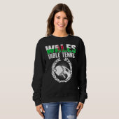 Sweatshirt Wales Table Tennis Welsh Ping Pong Team Support (Devant entier)