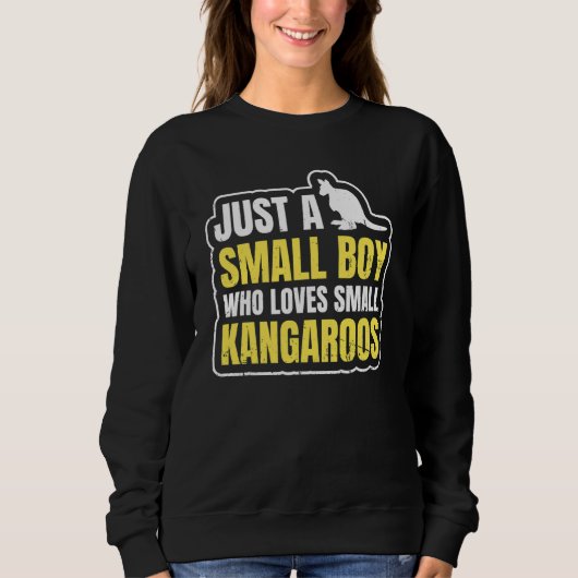 Sweatshirt Wallaby Australienne Pour Un Garçon Wallaby (Devant)