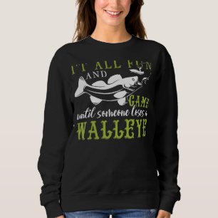 Sweatshirt Walleye Pêche en eau douce Hommes Femmes Enfants