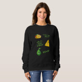 Sweatshirt Wanna Taco Bout It Nacho Problem Guacward Avocado  (Devant entier)