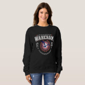 Sweatshirt Wareham Massachusetts South Shore MA Nautical Beac (Devant entier)