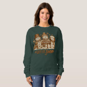 Sweatshirt Warm & Cozy Vintage Snowmen Let It Snow (Devant entier)