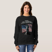Sweatshirt Warning Prone to Outbursts Patriotic 4th of July P (Devant entier)