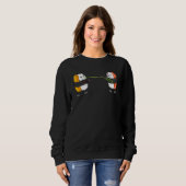 Sweatshirt Wasabi Sushi Japanese Horseradish Spicy Paste Cond (Devant entier)