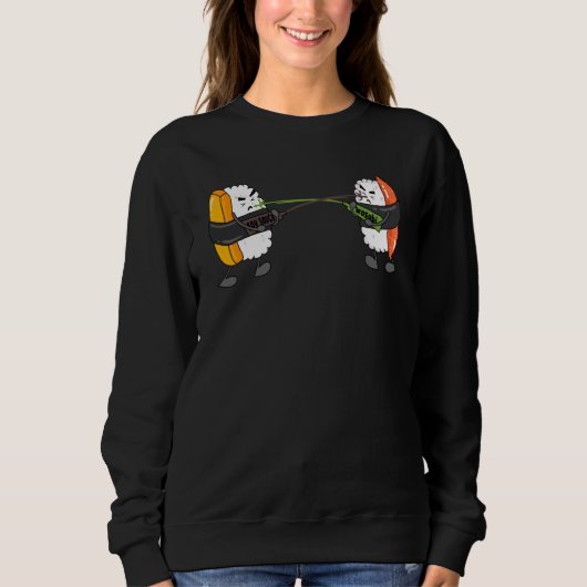 Sweatshirt Wasabi Sushi Japanese Horseradish Spicy Paste Cond (Devant)