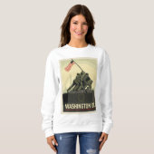 Sweatshirt Washington, DC | Mémorial de guerre du Corps marit (Devant entier)