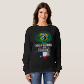 Sweatshirt Washington Home Texas Roots State Tree Flag Love (Devant entier)