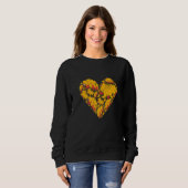 Sweatshirt Water Bear Microbiology Heart Tardigrade Premium (Devant entier)